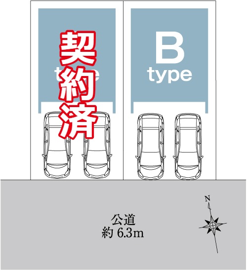 🏠 プライベートマンション 川名 B棟区画図
